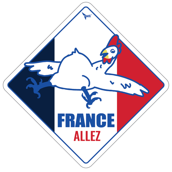 World Cup Rhombus Car Stickers - France