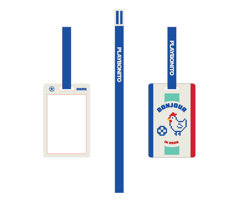 World Cup France Luggage Tag